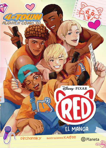 Red - El Manga: 4 Town. Alguien Como Tú, De Disney. Red, Vol. 1.0. Editorial Planeta Junior, Tapa Blanda, Edición 1 En Español, 2023