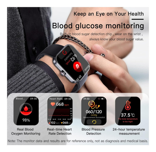 ' Reloj Inteligente De Glucosa En Sangre No Invasivo Nfc