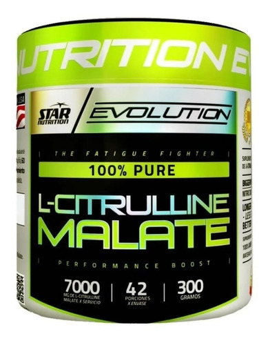 L-citrulline 300 Star Nutrition Citrulina Malato Pre Entreno