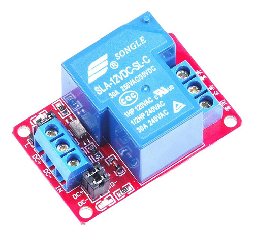 Relevador Relay 1 Canal 12v 30a Con Optoacoplador 30vdc/250v