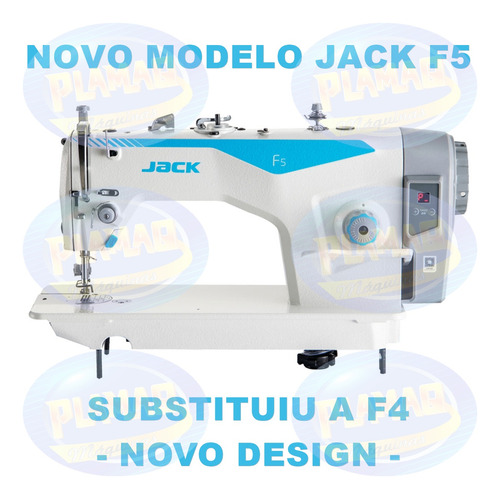 Máquina Costura Reta Jack F4 Direct Drive Regulada E Montada
