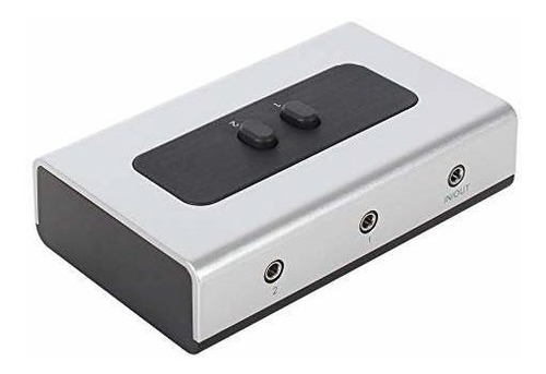 Selector De Audio Aux De 2 Puertos 3.5mm.