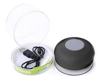 Parlante Bluetooth Recargable Para La Ducha Resistente Agua!