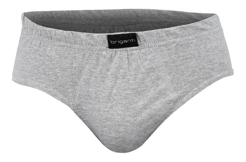 Imagen 4 de 10 de Slip Algodon Hombre Briganti Elastizados Pack X6 Hxim09528