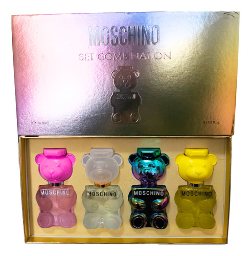Moschino Toy 2 Set Combination 4pz Edt Mujer