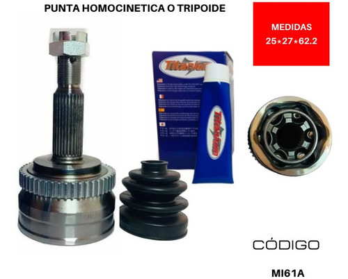 Punta Tripoide Compatible Hyundai Sonata Vi 2.4 16 2010 2014