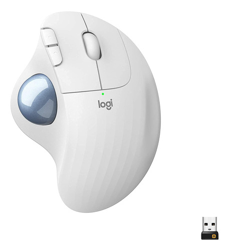 Ratón Trackball Inalámbrico Logitech Ergo M575, Fáci...