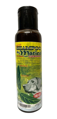 Shampoo De Matico Para Perro /mascota 300 Ml Iray