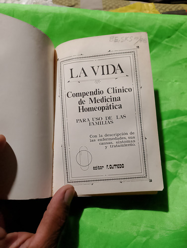 Libro De Homeopatía (Usado)