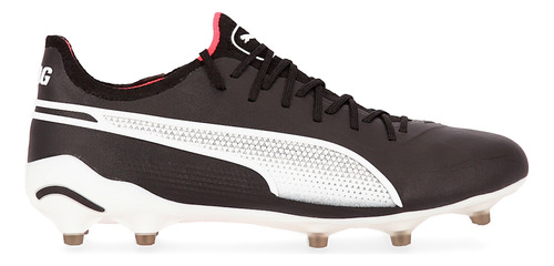 Botines Fútbol Puma King Ultimate Fg/ag Unisex En Negro Y Bl