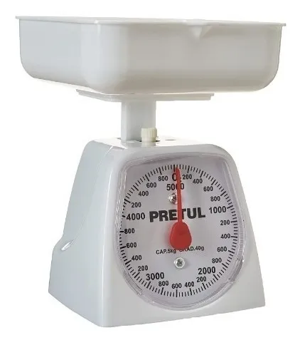 Bascula De Cocina Pretul Bas 5cp 5kg Blanca v Cuotas sin inter s