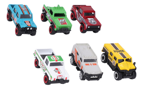 Set Alloy Cars De 6 Unidades, Simulación De Carreras De Alta
