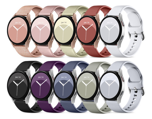 Paquete De 10 Bandas Compatibles Con Samsung Galaxy Watch 6/