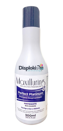 Shampoo Desamarelador Matizante Maxilluring 300ml