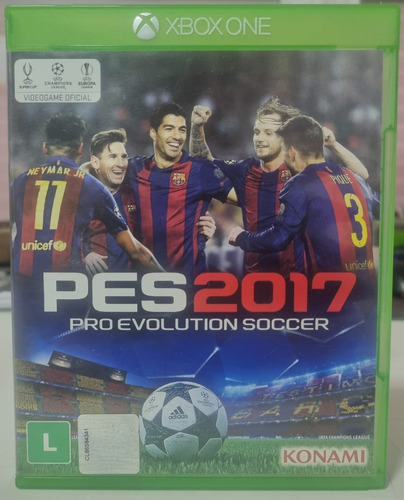 Pes 2017 Xbox One Mídia Fisica Usado (Usado)
