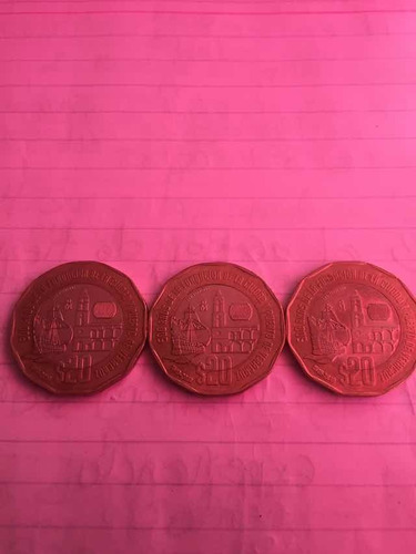 Moneda De 20 Pesos De 500 Años De La Fundación