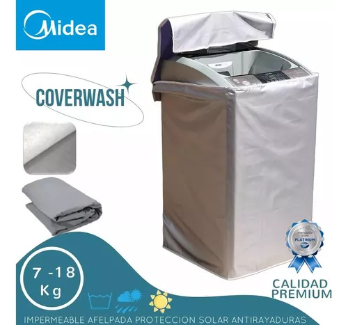 Fundas Cubiertas Para Lavadoras Midea De 12kg A 18kg Burbuja