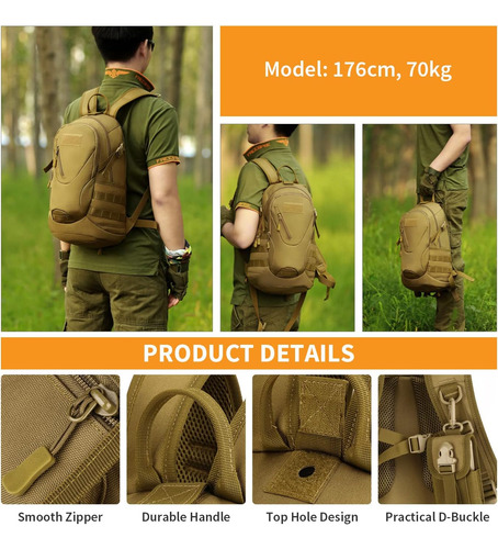 Mochila De Senderismo Militar Mochila Táctica Del Estudiante