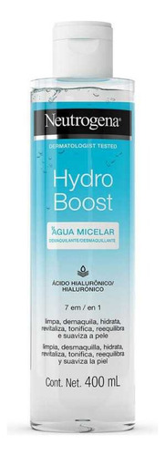 Agua Micelar Neutrógena Hydro Boost 400 Ml