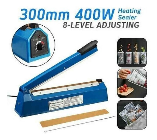 Imagen 4 de 5 de Selladora De Fundas Plasticas Manual D 30cm Gratis Repuestos