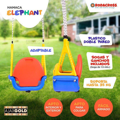 Imagen 5 de 6 de Hamaca Bebe Infantil Reforzada Niños Kids Niñas Asiento