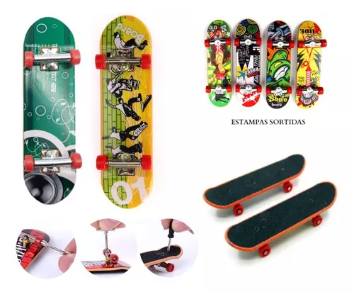 Skate Fingerboard, dedo interativas para crianças