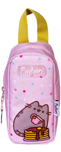 Lapicera Gato Pusheen The Cat Hot Cakes Rosa Gatito Gris New