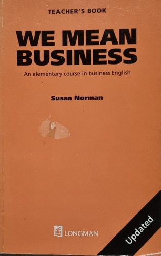 We Mean Business - Teacher's Book - Susan Norman - Updated