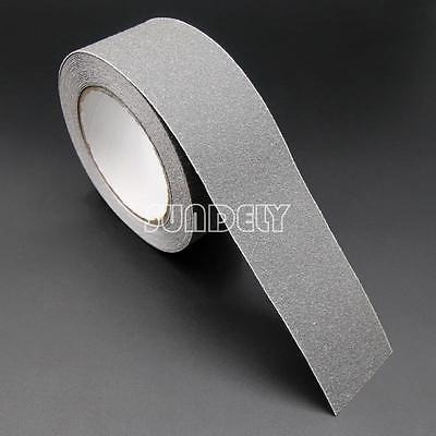 Imagen 1 de 4 de 3 Gris Anti Slip Cinta Agarre Adhesivo Pegajoso Respaldo Se