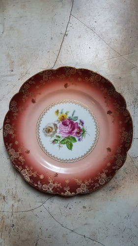 Plato Antiguo Porcelana Francesa Limoges Haviland 