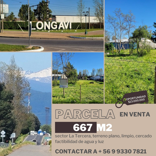 Longaví: Terreno Excelente Conectividad, Sector La Tercera