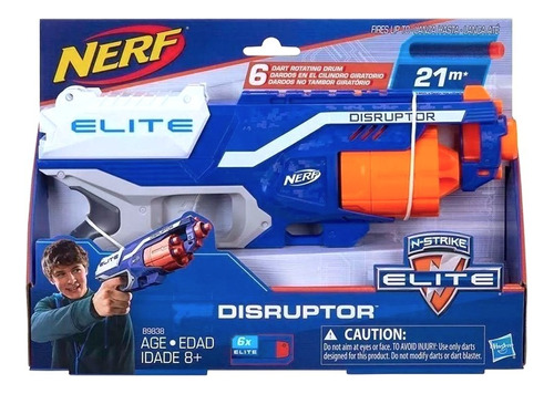 Hasbro Nerf Elite Rifle Disruptor Disparo De 6 Cartuchos!!!