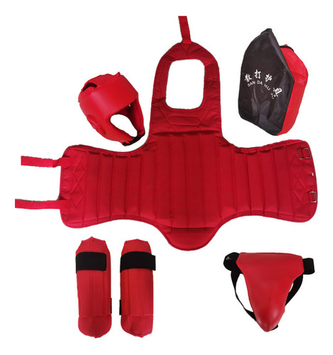 Juego Rojo De Siete Piezas, Talla L, Altura 170-185 Cm (sand