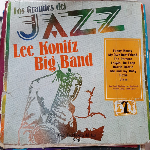 Portada Lee Konitz Big Band Los Grandes Del Jazz P2