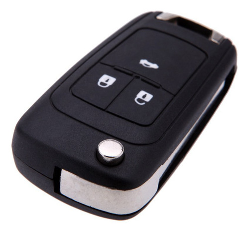 Llave Plegable De Repuesto Con 3 Botones De Entrada Sin Llav