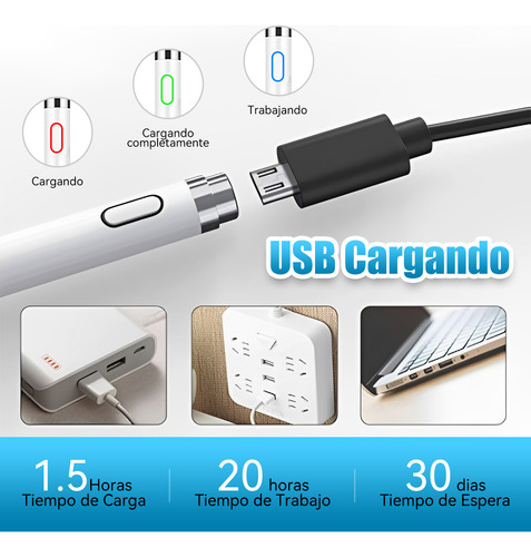 Pluma Stylus Capacitiva Para iPad Ios Y Android Y Samsung