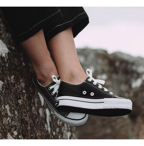 Imagen 5 de 10 de Zapatillas Pampero Adulto Lona Urbana Mujer Hombre En3x