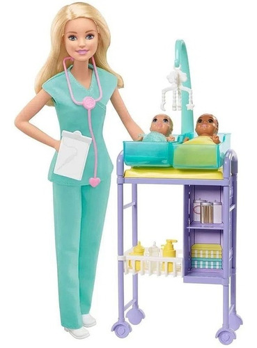 Muñeca Barbie Pediatra Profesiones Barbie Medico Original