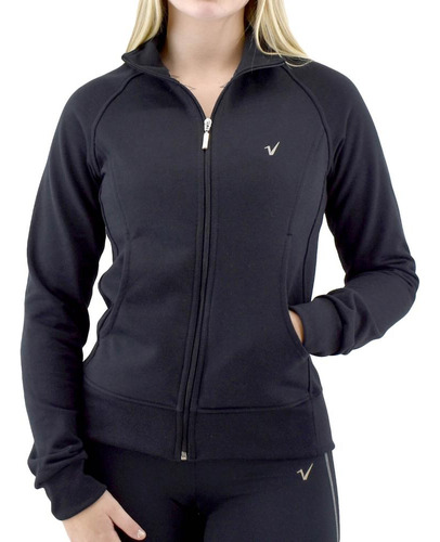 Campera Vandalia Frisa Negro 9242