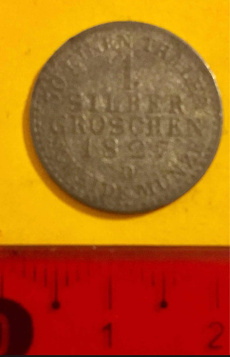 Antigua Moneda Austria De Plata De 1 Groschen Año 1827 (Usado)
