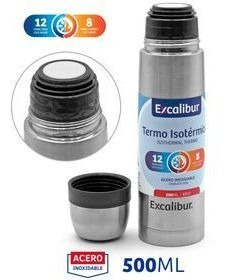 Termo Isotermico 500ml Excalibur Mayor Y Detal 