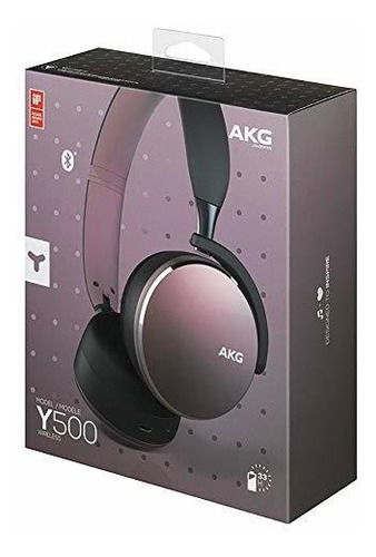 Imagen 4 de 6 de Akg Y500 Auriculares Bluetooth Inalambricos Plegables En La