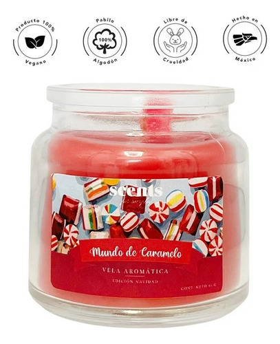 Vela Aromática Fragancias De Navidad 85g Scents For Everyday