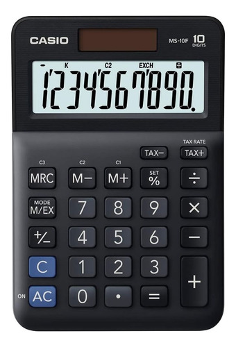 Calculadora Casio De Mesa /10 Digitos/ Ms-10f