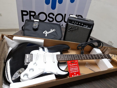 Kit Guitarra Stratocaster Fender Squier Acesorios Combo Pack