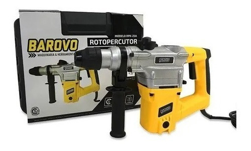 Imagen 2 de 6 de Rotomartillo Taladro Percutor Barovo 4,5j 1050w Sds Maletin