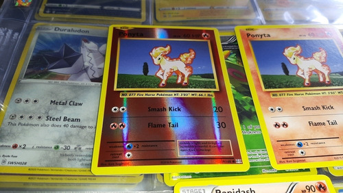Ponyta Reverse,ponyta 19/108,rapidash 17/114 De Pokemon Tcg (Usado)