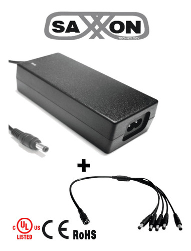Fuente Regulada Saxxon 12vcc 4.1a+divisor 5salidas