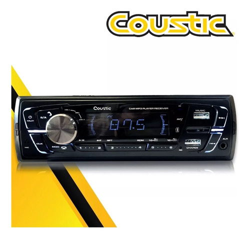 Autoestereo Bluetooth Con Bocinas Coustic Co-pk300 Usb Aux
