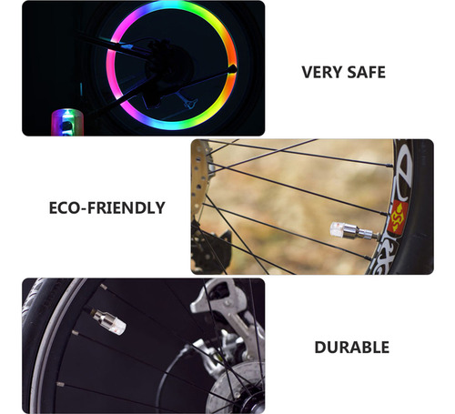 12 Unidades De Linterna De Bicicleta, Tapón Para Linterna De
